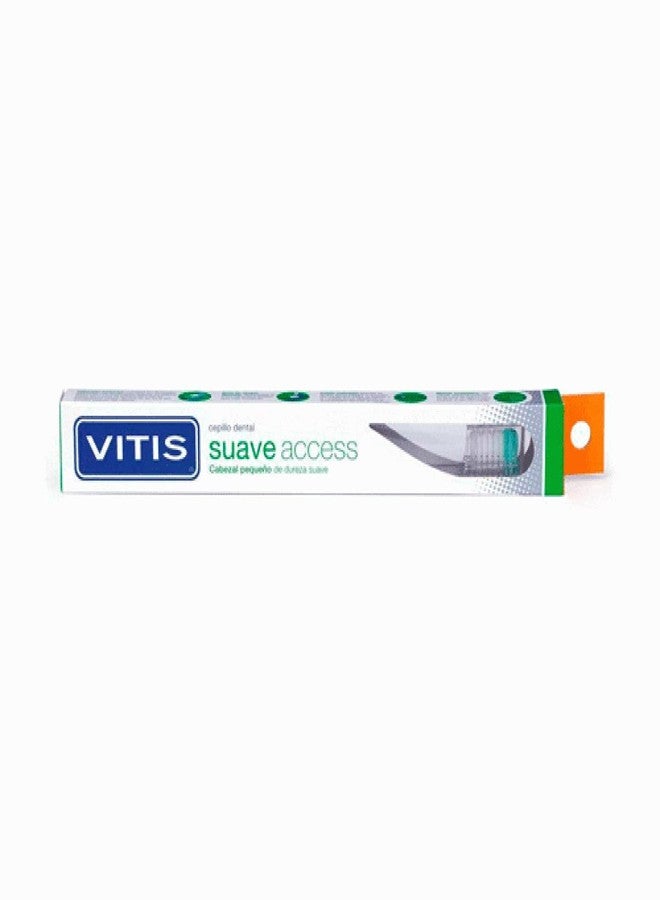 Vitis - Adult Toothbrush with Soft Bristles, Assorted Colors, 1 Count - Image 2