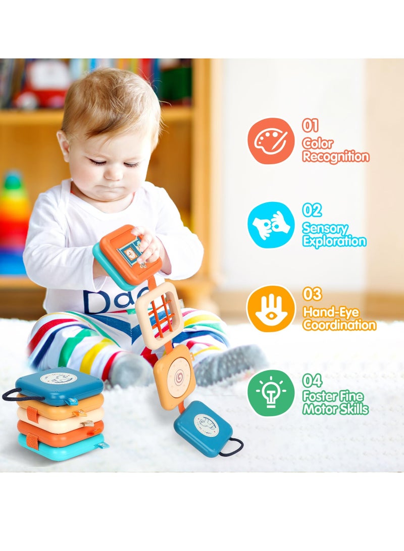 Busy Board, Portable Sensory Activity Board, Travel-friendly Busy Board for Toddlers, Preschool Education Learning Fine Motor Skills, Creative Educational Montessori Toys - Image 3