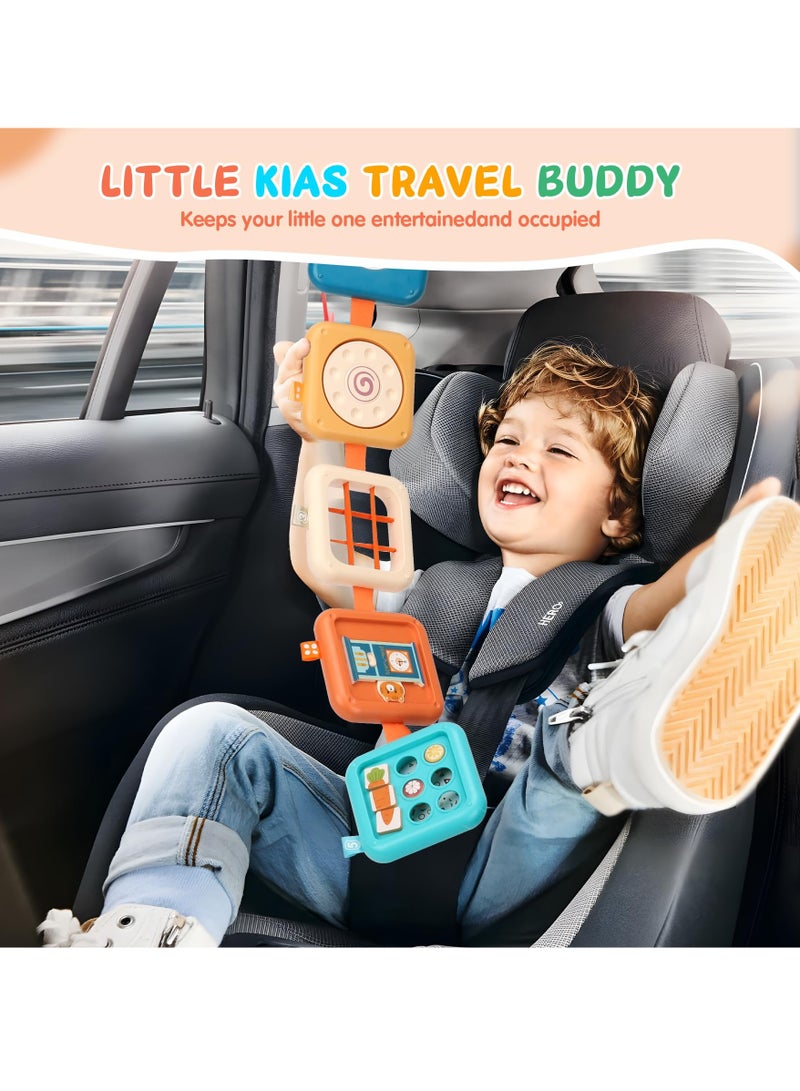 Busy Board, Portable Sensory Activity Board, Travel-friendly Busy Board for Toddlers, Preschool Education Learning Fine Motor Skills, Creative Educational Montessori Toys - Image 5