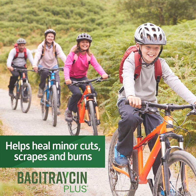 Bacitraycin Plus First Aid Antibiotic Wound Healing Ointment for Minor Cuts, Scrapes and Burns, with Bacitracin Zinc and Moisturizing Aloe Vera, Original, 1 oz, 2 Pack - Image 5
