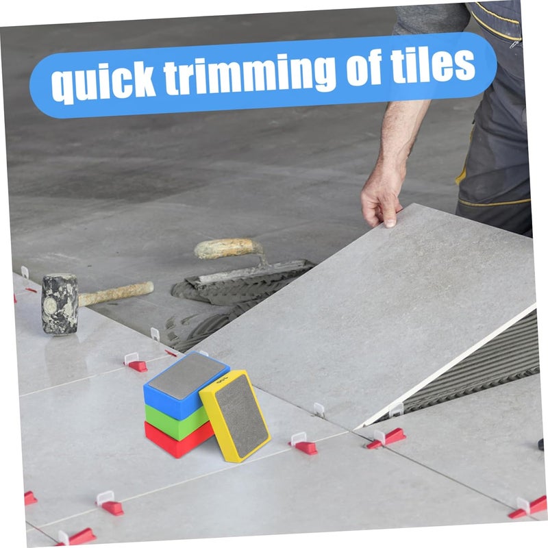 4pcs Efficient Tile Polishing Blocks Sanding Stone for Crafts Tiling Tools - Image 3