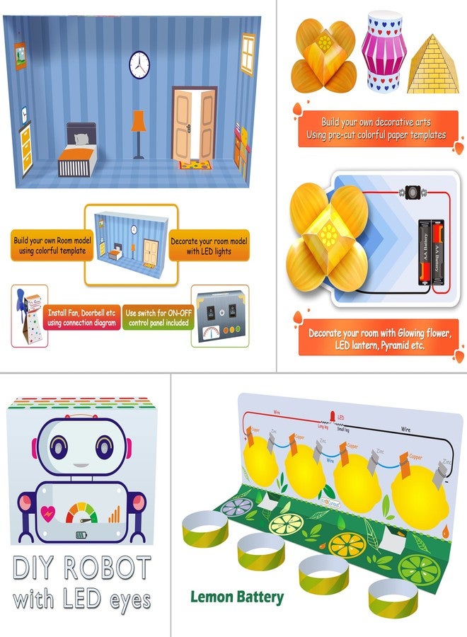كيت 4 كيوريس مجموعة Kit4Curious® تحتوي على 600 مكون في مجموعة واحدة - نشاط تعليمي علمي وتعلّمي ذاتي في مجالات العلوم والتكنولوجيا والهندسة والرياضيات. مجموعة ضخمة متكاملة للمشاريع المدرسية والتجارب العلمية. - Image 2