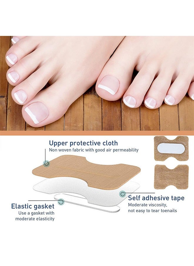Flushy 120 Pcs Toenail Correction Patch, Ingrown Toenail Correction Sticker, Nail Treatment Corrector Sticker Pedicure Foot Care Tools (Color)  - Image 5