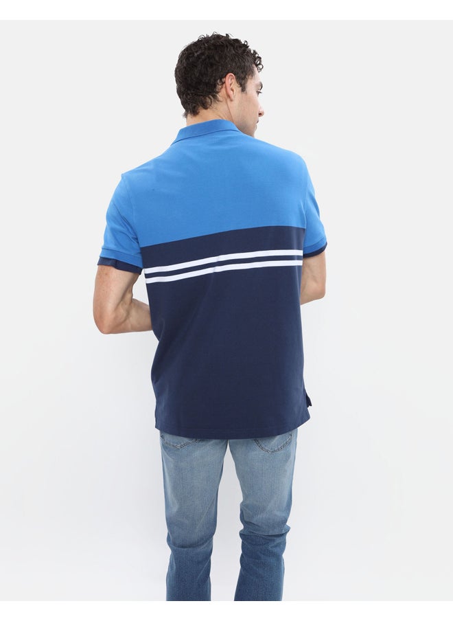 American Eagle - AE Striped Pique Polo Shirt - Image 1
