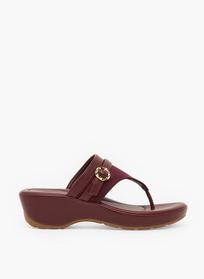 Flora Bella By Shoexpress Women Slip-On Wedge Sandals - Image 3