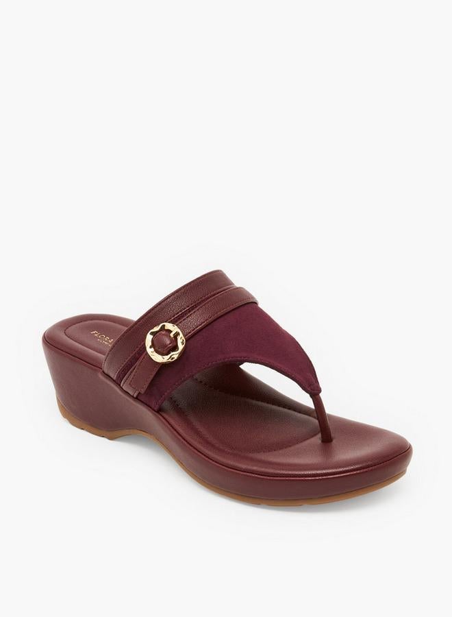 Flora Bella By Shoexpress Women Slip-On Wedge Sandals - Image 2