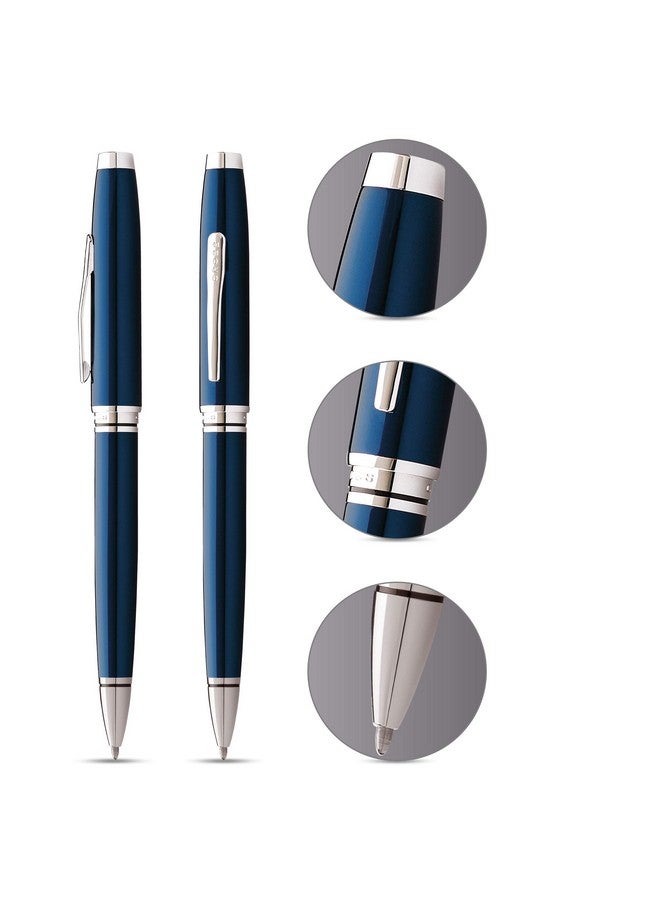 Cross Coventry Blue Lacquer Ballpoint Pen - Image 2