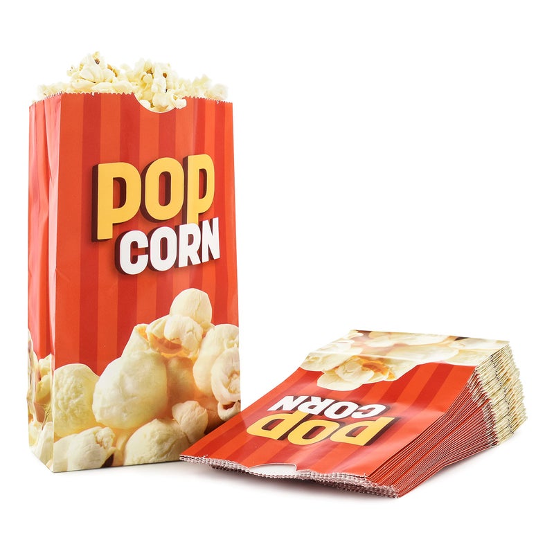 Snappy Snappy Popcorn Flat Bottom Theater Popcorn Bags 46 oz 1000 Count