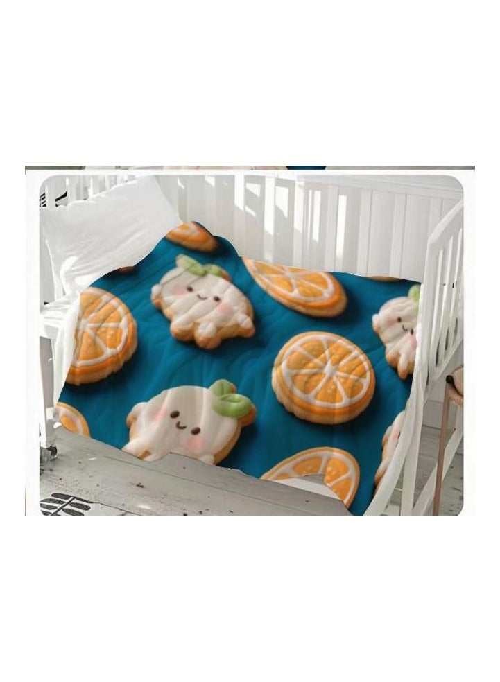 general Flannel thin blanket (warm and comfortable, suitable for sleep, gaming, dust removal and sandproof) 150cm*200cm - 643 - Image 3