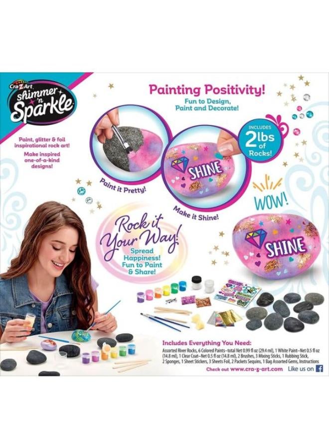 Cra-Z-Art Sparkle Rock Art - Image 1