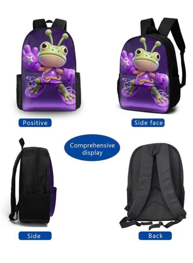 Bright Li Fire Fashion password for student teenagers! Popular cartoon bag three-piece set, practical and eye-catching (available for students, children, friends outings, mountain climbing, school, etc.) - 15 - Image 4