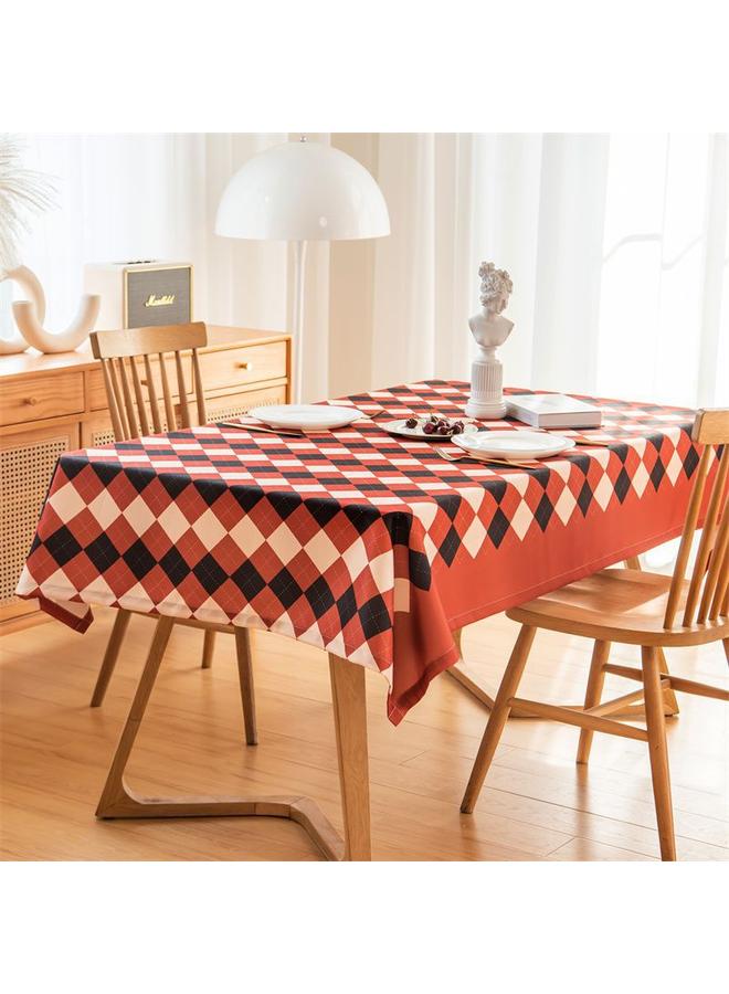 Bluejw New Year Red Tablecloth Light Luxury High-end Dining Table Christmas French Tablecloth Atmosphere Tablecloth Wedding Christmas - Image 1