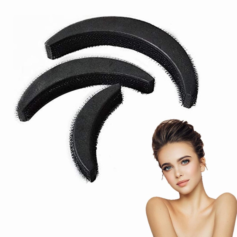Volume Hair Base 3PCS Women DIY Bump Styling Clip Stick Bun Maker Insert Tool