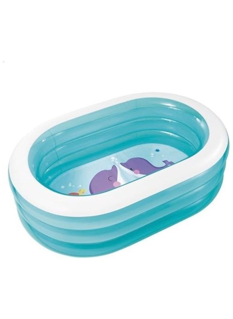 INTEX Oval Whale Fun Pool Asssorted Model 163*107*46cm  - Image 1