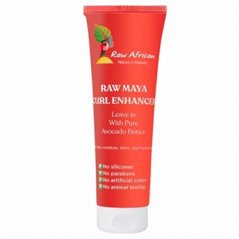RAW AFRICAN MAYA LEAVE IN&CURL CR 250GM