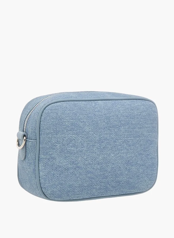 لي كوبر Women Solid Crossbody Bag with Detachable Strap and Zip Closure