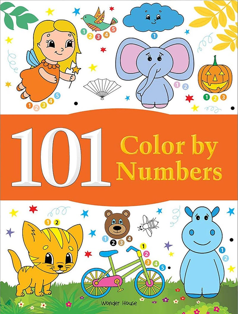 كتاب النشاط الممتع 101 لون حسب الأرقام - Image 1