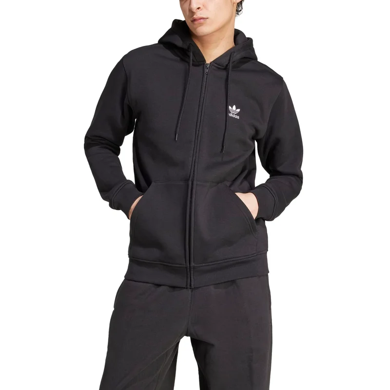 adidas سويت شيرت ESS FZ HD بلاك أوريجينالز للرجال