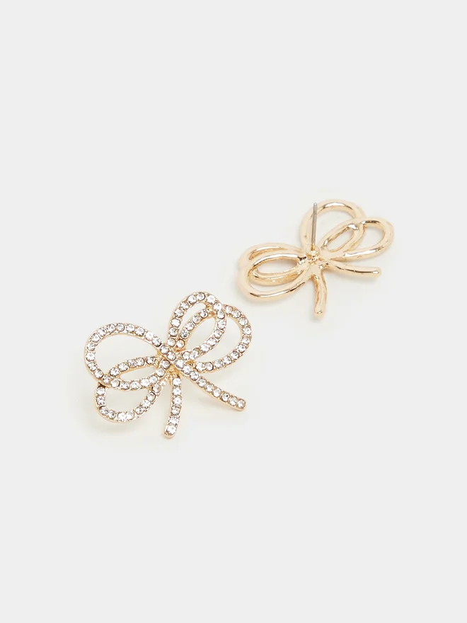 Styli Styli Embellished Ribbon Earrings
