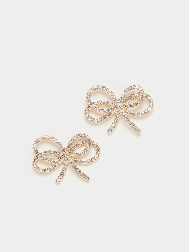 Styli Styli Embellished Ribbon Earrings  - Image 1