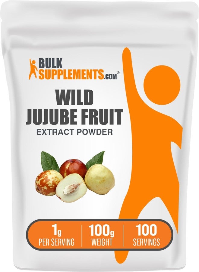 بالك سابلمنتس مسحوق مستخلص العناب البري من BulkSupplements.com - مستخلص من فاكهة العناب، مكمل عشبي - خالٍ من الغلوتين، 1 غرام لكل حصة، 100 غرام (3.5 أونصة) (عبوة واحدة) - Image 1