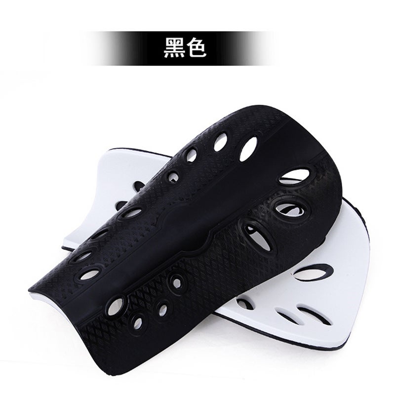 Generic High quality football leg shield plate insert plate ultra light with hole breathable leg shield lower leg shield plate insert plate knee shield Black