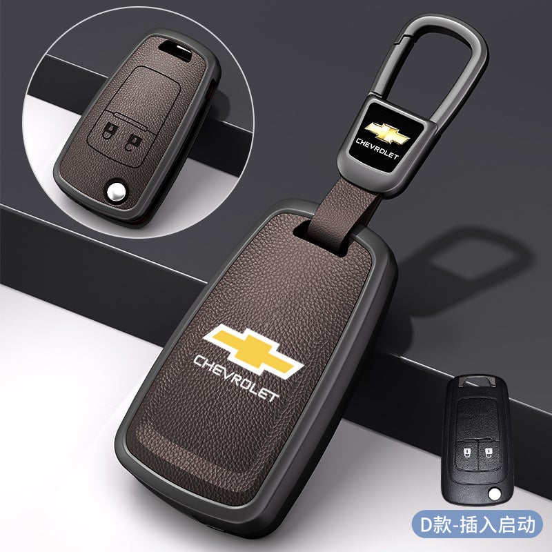 Chevrolet Key Case for Cruze, Malibu, Trax, and More - Premium Zinc Alloy Design - Image 1