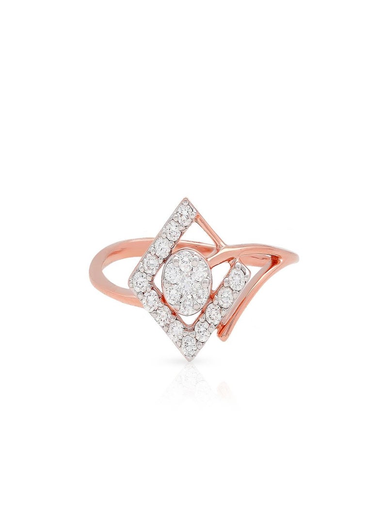 Malabar Gold and Diamonds - Malabar Gold and Diamonds 18 Carat 750 Purity Diamond Ring MGNBSC2818RN1RVVSVS-GH13 - Image 1