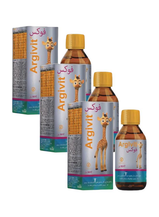 ارجيفيت شراب أرجيفيت فوكس 150 مل، عبوة من 3 قطع للأطفال من عمر 11 سنة فما فوق | يدعم نمو الدماغ والذاكرة والتركيز | شراب متعدد الفيتامينات لتعزيز التركيز أثناء الدراسة، الإمارات العربية المتحدة - Image 2