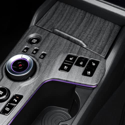 Kadore for Kia Sportage 2023 2024 2025 Hybrid SUV Peach Wood Style Center Console Interior Gear Shift Panel Frame Cover Trim LHD (Electronic Shifter Only) 2pc - Image 3