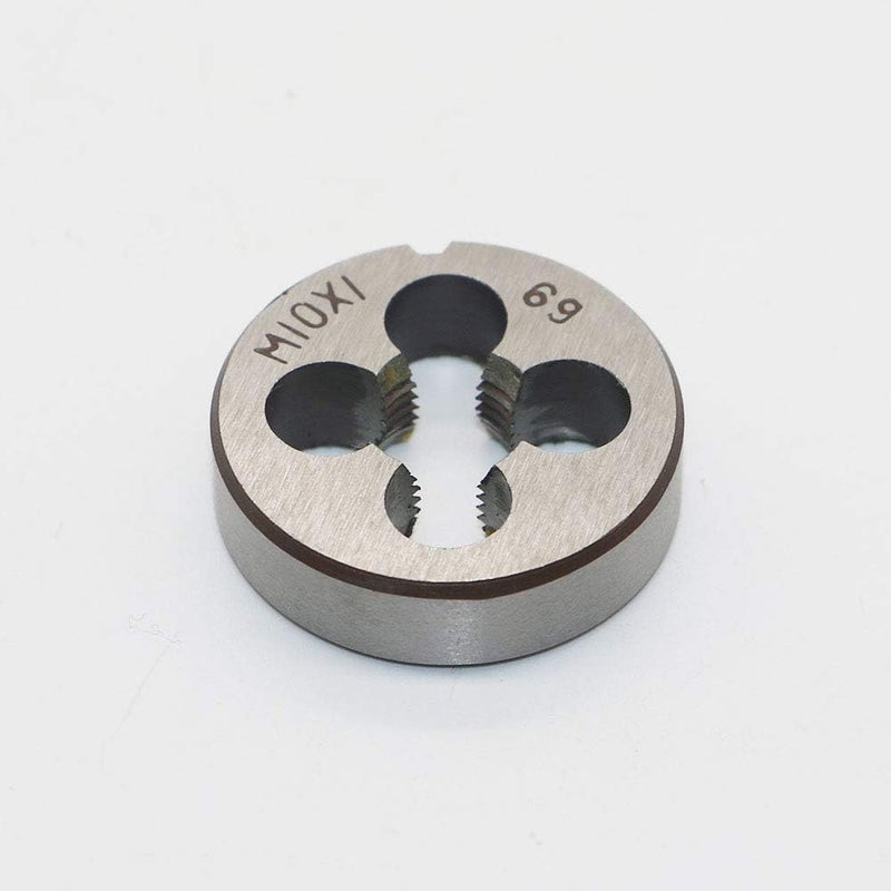 LingGan HSS 10mm X 1 Metric Right Hand Round Die, Machine Thread Die M10 X 1mm Pitch for Mold Machining, Alloy Steel, It Can Process Steel, Cast Iron, Copper And Aluminum. - Image 2