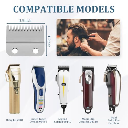 CR8GR8 Clipper Guards Set, Compatible with Wahl Hair Clippers, Guard Number: #1/2, #1, #1 1/2, #2 (Length: 1/16", 1/8", 3/16", 1/4") - Image 3