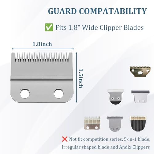 CR8GR8 Clipper Guards Set, Compatible with Wahl Hair Clippers, Guard Number: #1/2, #1, #1 1/2, #2 (Length: 1/16", 1/8", 3/16", 1/4") - Image 2