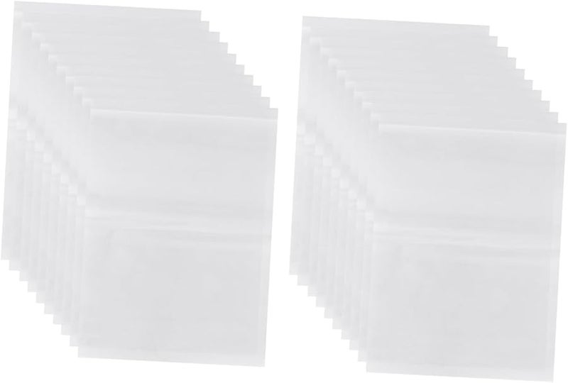 100 Pcs Plastic Reclosable Zipper Bags For Food Storage Organization And Shipping - Image 1