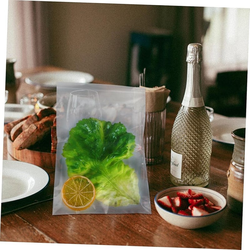 100 Pcs Plastic Reclosable Zipper Bags For Food Storage Organization And Shipping - Image 4