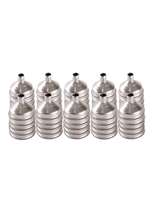 Mirenlife - Stainless Steel Mini Funnel For Essential Oil Bottles/Flasks - Pack Of 50 - Image 1