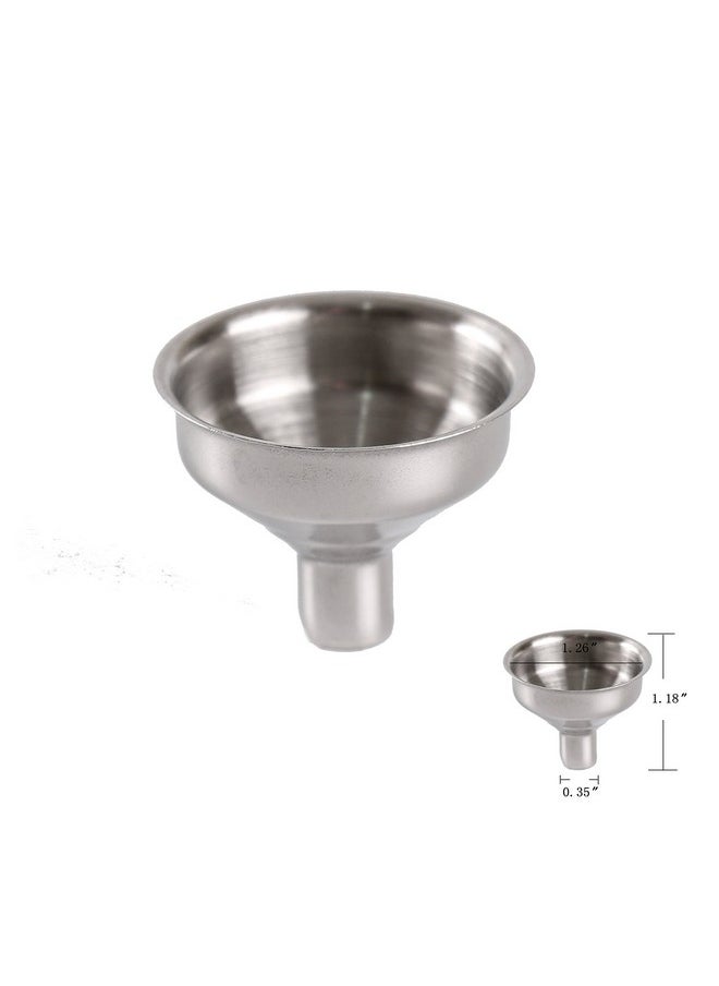 Mirenlife - Stainless Steel Mini Funnel For Essential Oil Bottles/Flasks - Pack Of 50 - Image 1