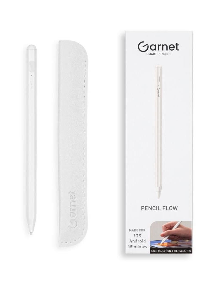 GARNET GARNET - Pen for iPad devices, an unlimited drawing and writing experience, the perfect accessory and smoothness in every touch - White  - Image 1