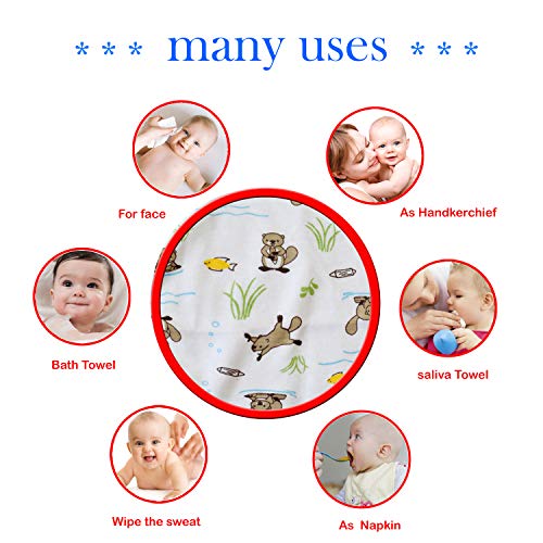 Billy Bum Washcloth for New Born 100% Hosiery Cotton/Reusable Extra Soft Face Towels washcloth for Babies (7 pieces) Color may vary (Pack of 1) - Image 5