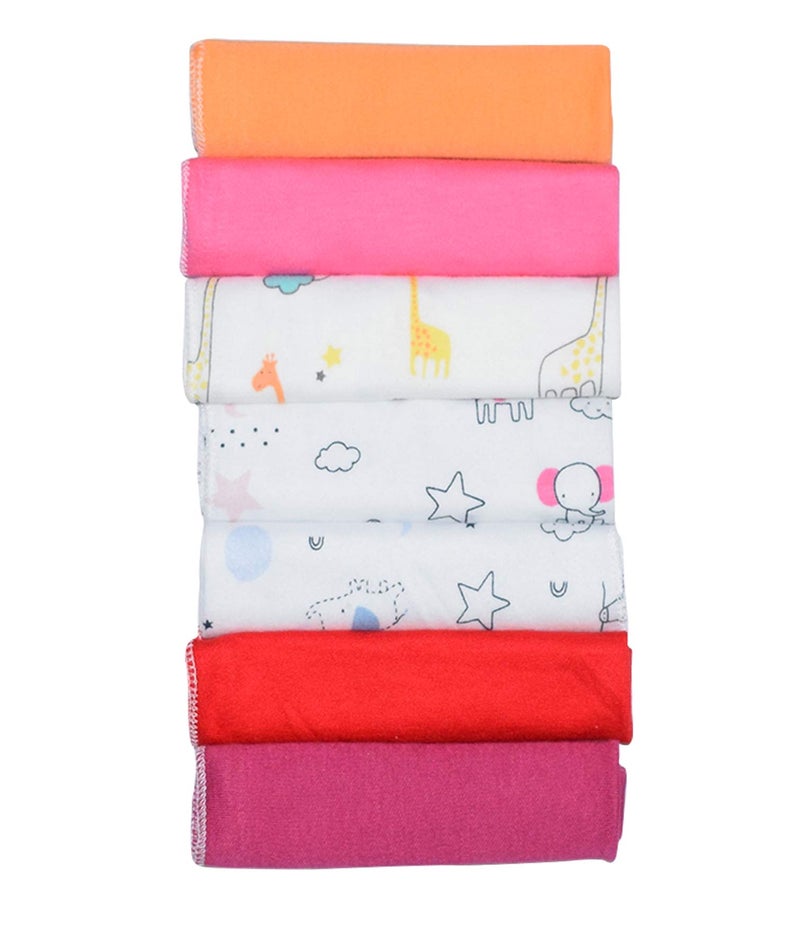 Billy Bum Washcloth for New Born 100% Hosiery Cotton/Reusable Extra Soft Face Towels washcloth for Babies (7 pieces) Color may vary (Pack of 1) - Image 3