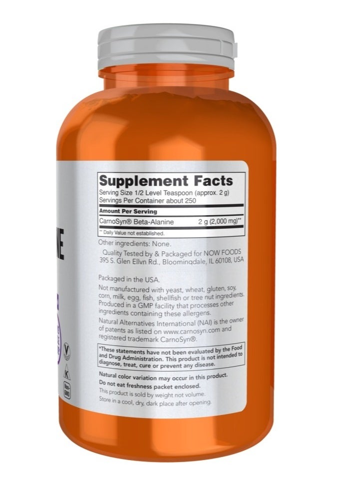 now SPORTS Now Sports Beta-Alanine Powder17.6 OZ  - Image 2