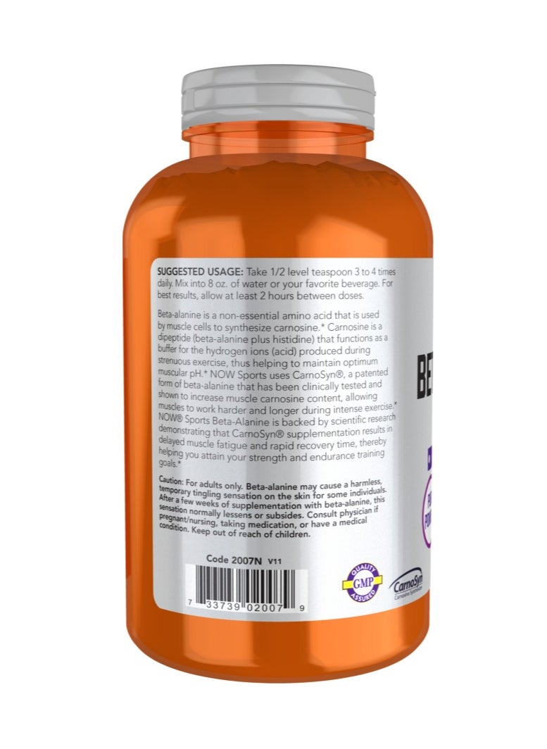 now SPORTS Now Sports Beta-Alanine Powder17.6 OZ  - Image 3