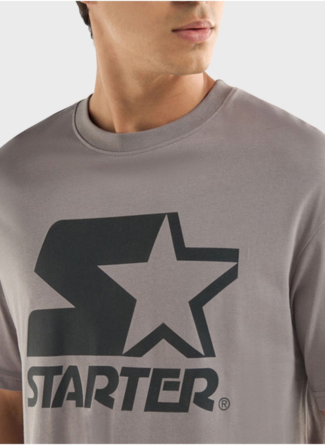 FAV Print Crew Neck T-Shirt  - Image 3