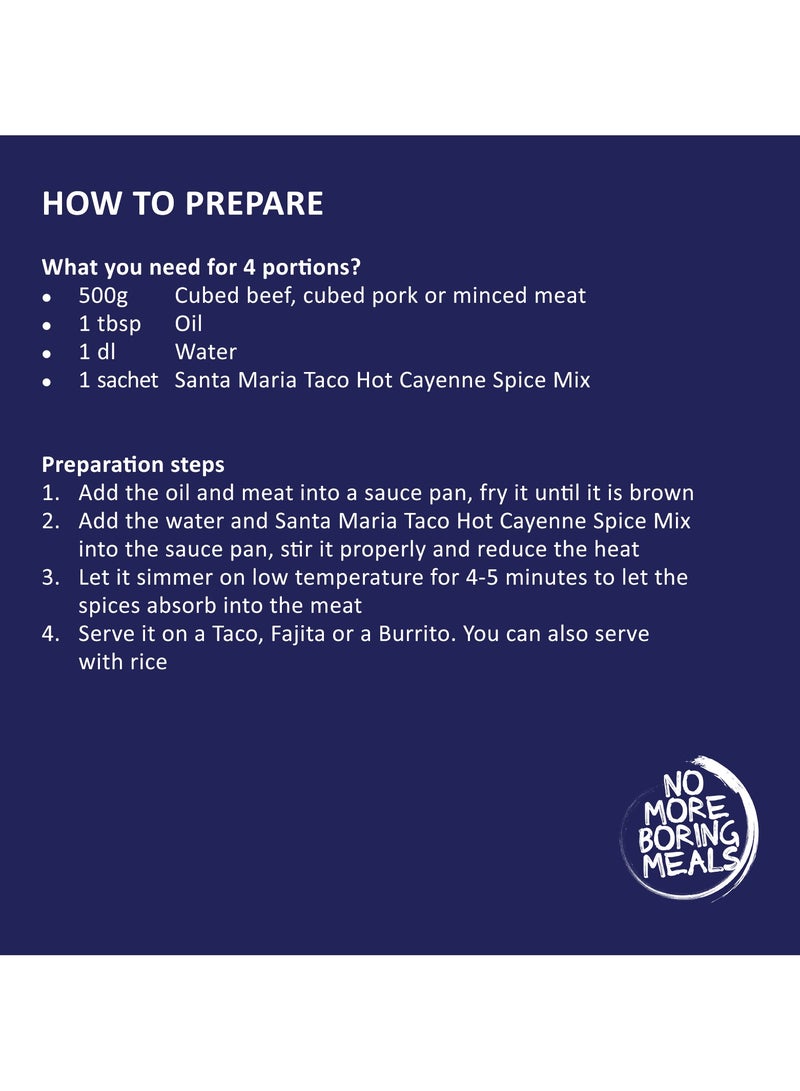 Santa Maria خلطة توابل التاكو بالفلفل الأحمر الحار - Image 3