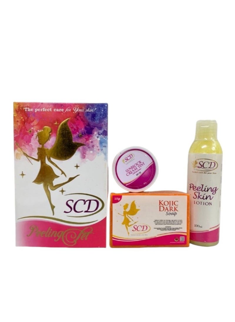 SCD - SCD Peeling LOTION.SUNBLOCK CREAM,SOAP Set 50ml - Image 1