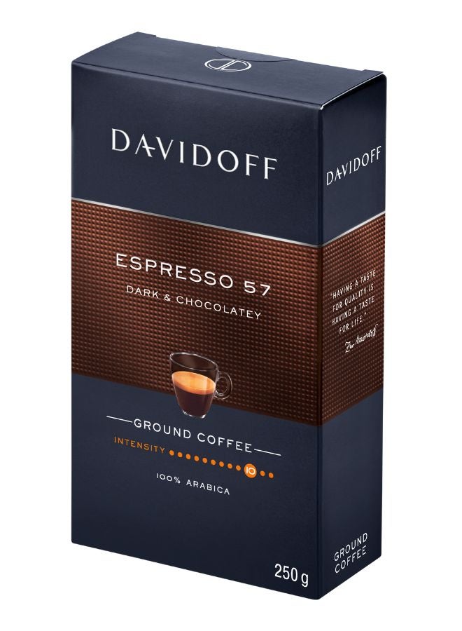 Davidoff Espresso 57 Ground Coffee 250grams - Image 2