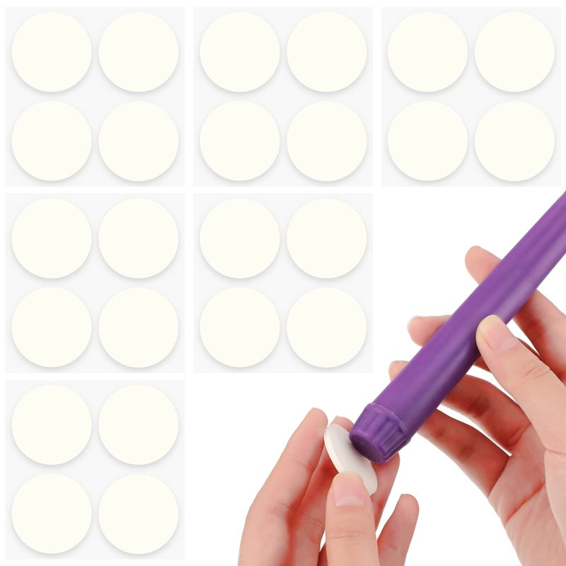 24 Pcs Taper Candle Holder Stay Put Grips Adhesive Candle Dots Small Accessories for Taper Holder Inserts