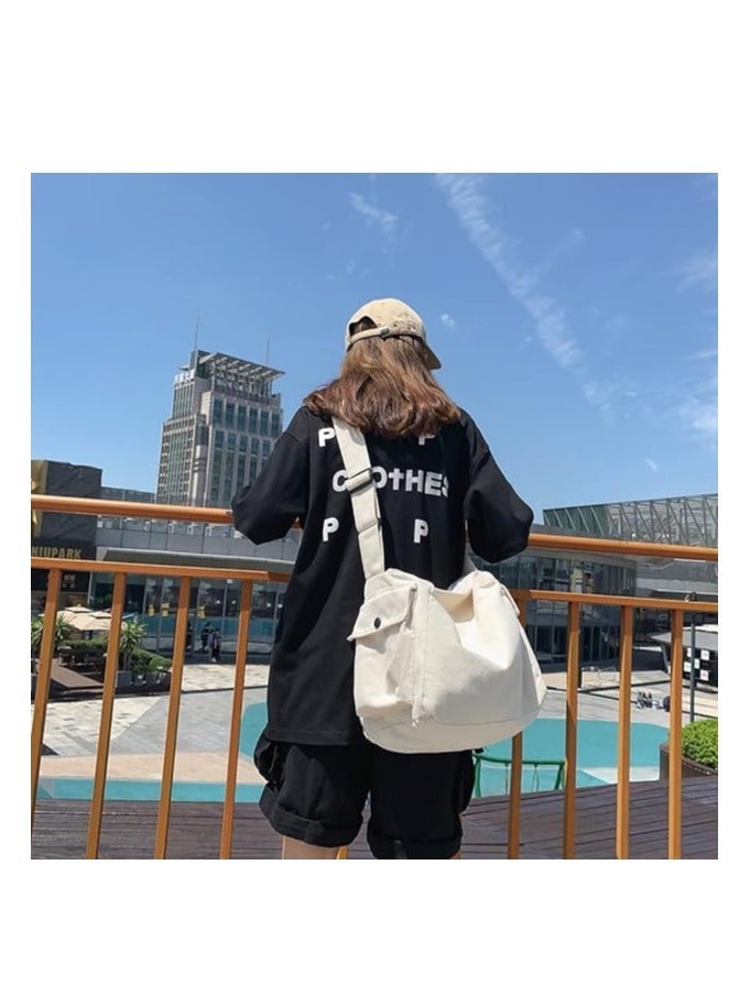 JQWSVE Canvas Shoulder Crossbody Bag - Image 3