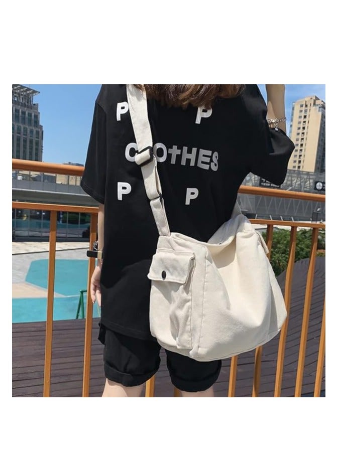 JQWSVE Canvas Shoulder Crossbody Bag - Image 2