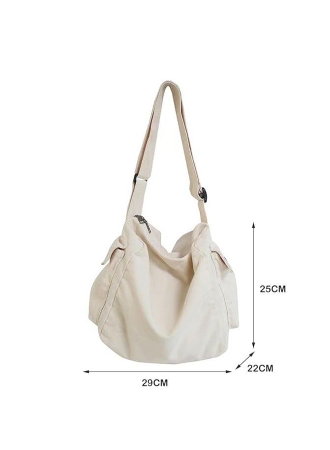 JQWSVE Canvas Shoulder Crossbody Bag - Image 4